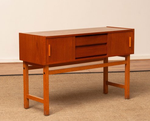 Small Swedish Sideboard in Teak, 1960s-JE-1260825