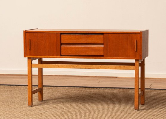 Small Swedish Sideboard in Teak, 1960s-JE-1260825