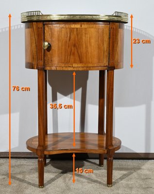 Small Table Drum in Walnut and Mahogany-RVK-1771187