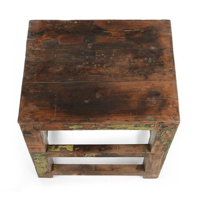 Small Table with Green Patina-NQ-624972