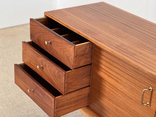 Small Teak Sideboard by Gunther Hoffstead for Uniflex, 1960s-KRJ-2043438