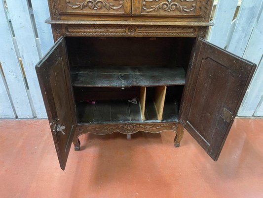 Small Two-Piece Glazed Cabinet-DY-1447385