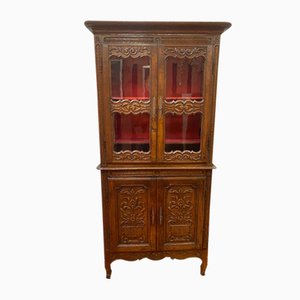 Small Two-Piece Glazed Cabinet-DY-1447385