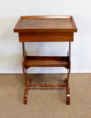 Small Vide-Poche Table in Solid Walnut, Mid-19th Century-RVK-1016309