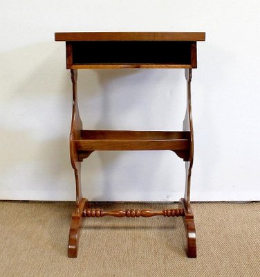 Small Vide-Poche Table in Solid Walnut, Mid-19th Century-RVK-1016309