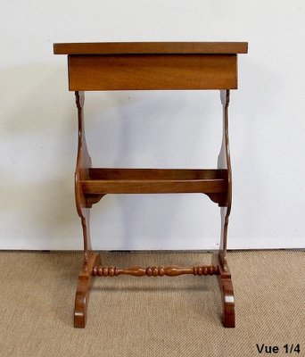 Small Vide-Poche Table in Solid Walnut, Mid-19th Century-RVK-1016309