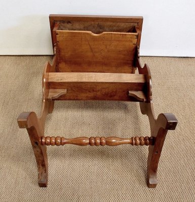 Small Vide-Poche Table in Solid Walnut, Mid-19th Century-RVK-1016309