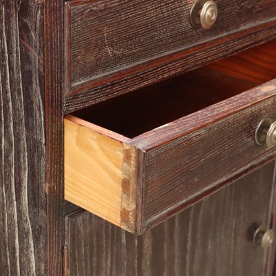 Small Vintage Cupboard in Wood, Italy, 1950s-VMM-1785915