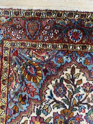 Small Vintage Indian Fine Silk Rug-YMM-1062117