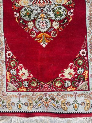 Small Vintage Silk Turkish Rug-YMM-1068077