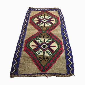 Small Vintage Turkish Traditional Kilim Rug-AIV-1341065