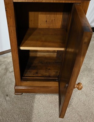 Small Walnut Bedside Table-RVK-1769692