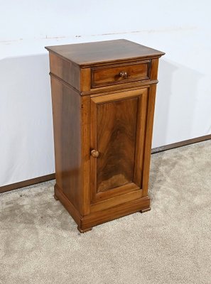 Small Walnut Bedside Table-RVK-1769692