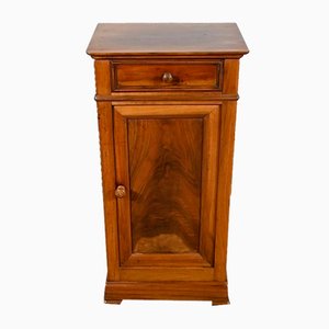 Small Walnut Bedside Table-RVK-1769692