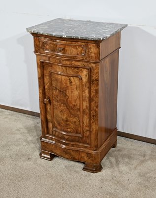 Small Walnut Nighstand, 1890s-RVK-1818469