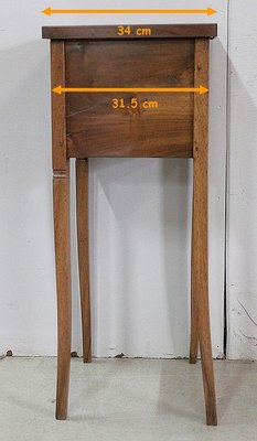 Small Walnut Side Table, 19th Century-RVK-835812