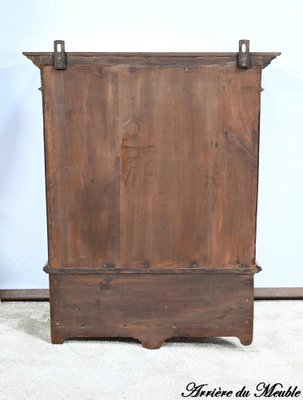 Small Walnut Wall Cabinet, 1920s-RVK-1735348