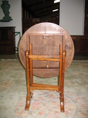 Small Winemaker Table in Walnut, 19th Century-RVK-1105335