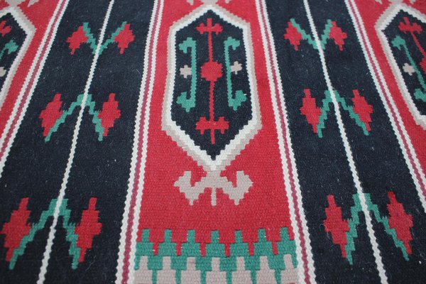 Small Wool Rug, Czechoslovakia, 1950s-TZ-1356843