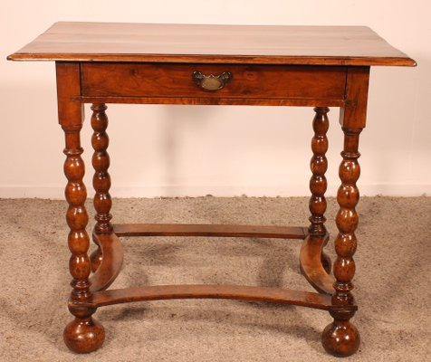 Small Writing or Side Table in Walnut, 17th Century-HPU-1755136