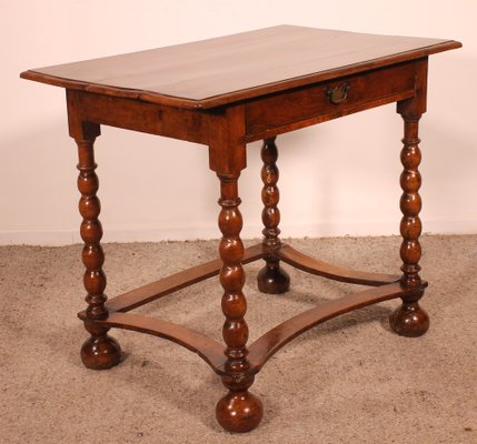 Small Writing or Side Table in Walnut, 17th Century-HPU-1755136