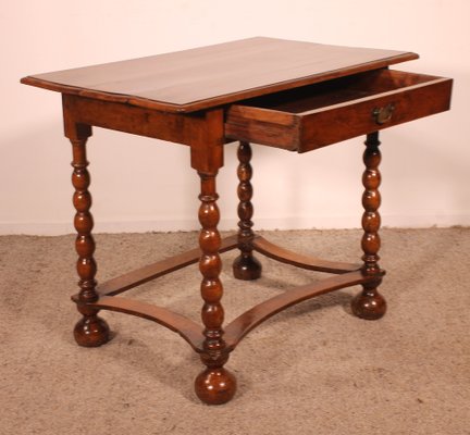 Small Writing or Side Table in Walnut, 17th Century-HPU-1755136