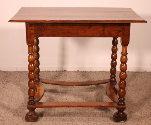 Small Writing or Side Table in Walnut, 17th Century-HPU-1755136