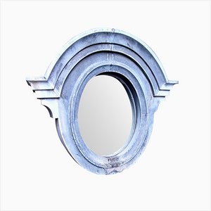 Small Zinc Oeil de Bœuf Mirror-NA-1313062