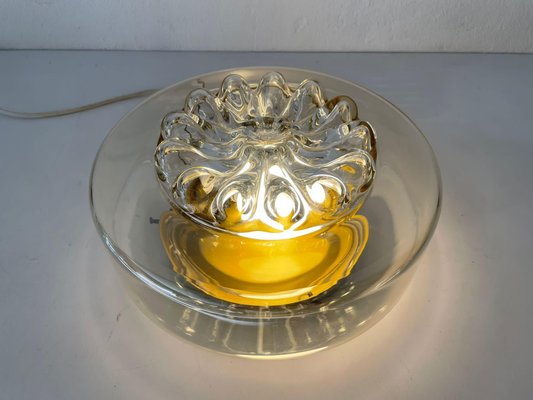 Smoke Bubble Glass Ceiling Flush Mount Lamp or Wall Sconce from Peill & Putzler, Germany, 1960s-RDS-1147898