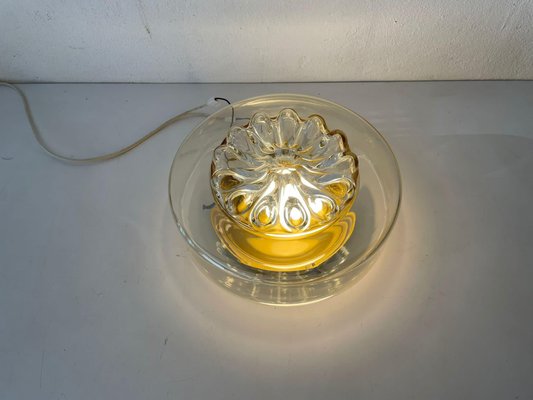 Smoke Bubble Glass Ceiling Flush Mount Lamp or Wall Sconce from Peill & Putzler, Germany, 1960s-RDS-1147898