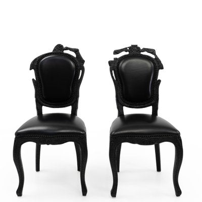 Smoke Chairs by Maarten Baas for Moooi, 2000s, Set of 2-TJQ-1050596