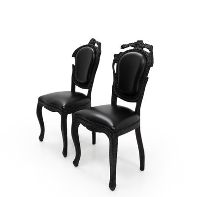 Smoke Chairs by Maarten Baas for Moooi, 2000s, Set of 2-TJQ-1050596