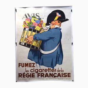 Smoke Cigarettes of the French Board Poster, 1935-LA-826436