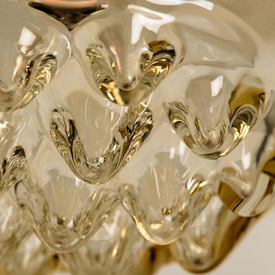 Smoked Golden & Brown Pendant Lights by Peill & Putzler, 1960s, Set of 2-VDW-1293713