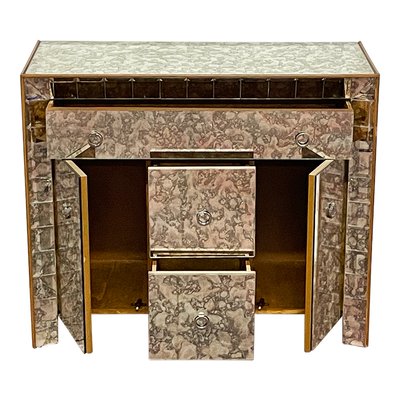 Smoking Mirror Container Cabinet. Italy, 1990s-BEW-1740860