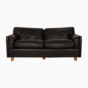 Socrates 2-Seater Sofa in Black Leather from Poltrona Frau-RQW-1748393