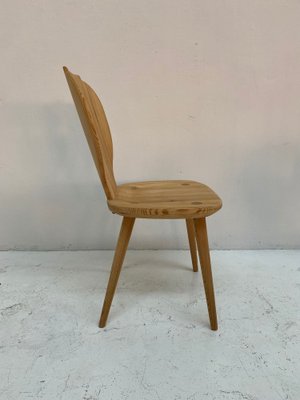 Sörgården Chairs in Pine by Carl Malmsten for Svensk Fur, 1950s, Set of 4-QVY-1756625