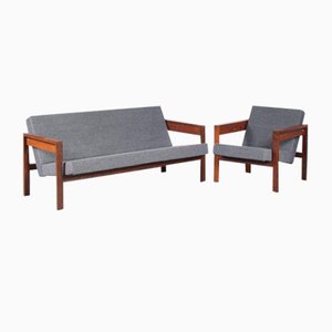 Sofa and Armchair by Hein Stolle for 't Spectrum, the Netherlands, 1950s, Set of 2-DV-1372347