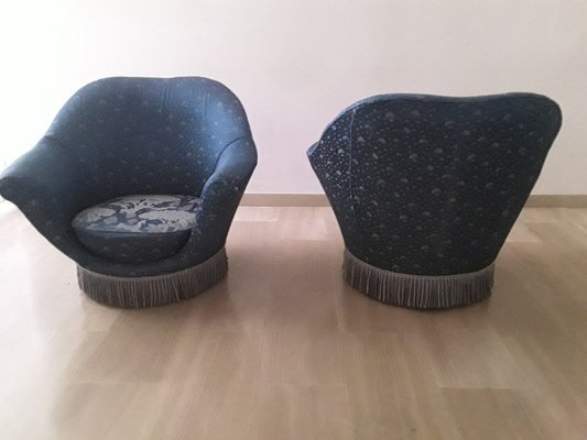 Sofa and Armchairs by Federico Munari, 1950s, Set of 3-OLY-1725690