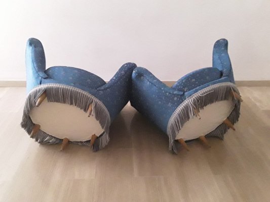 Sofa and Armchairs by Federico Munari, 1950s, Set of 3-OLY-1725690