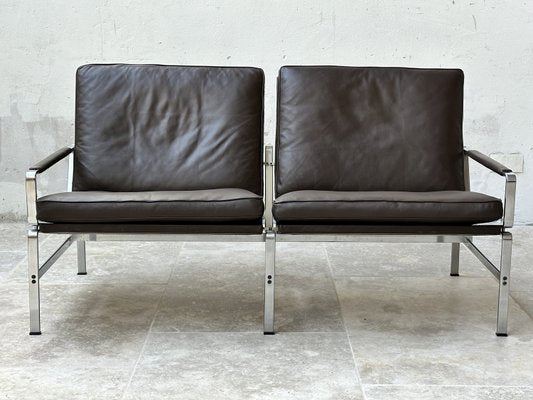 Sofa and Chair Pk6720 by Preben Fabricius & Jørgen Kastholm for Kill International, 1960, Set of 2-BHM-2035592