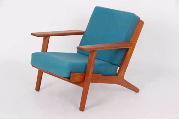 Sofa and Teak Armchairs by Hans J. Wegner for Getama, 1960s, Set of 3-DQ-1952124