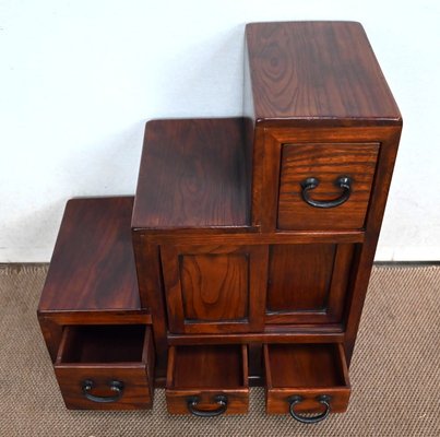 Sofa End Table with Stepstool Structure in Teak, 1960-RVK-1406689