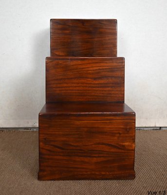 Sofa End Table with Stepstool Structure in Teak, 1960-RVK-1406689