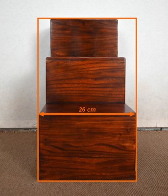 Sofa End Table with Stepstool Structure in Teak, 1960-RVK-1406689