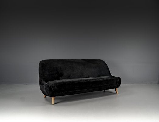 Sofa in Boucle Fabric attributed to Flemming Lassen, 1940s-VLO-2026735