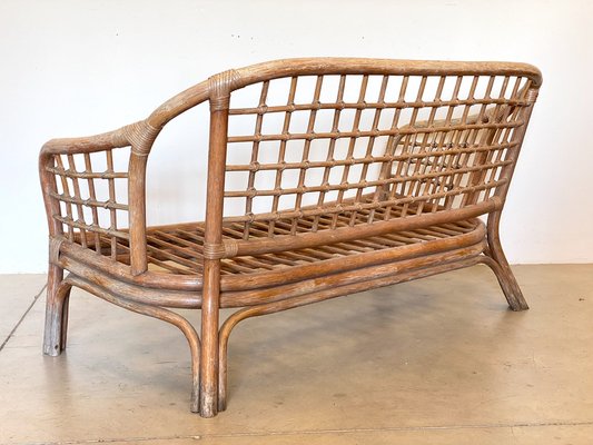 Sofa in Wicker & Bamboo, 1980s-NPC-1317591