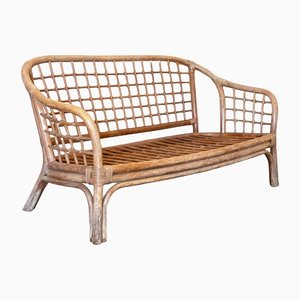 Sofa in Wicker & Bamboo, 1980s-NPC-1317591