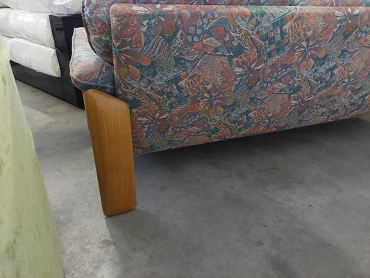 Sofa in Wood and Fabric from Mobil Girgi, 1980s-GTS-1295753