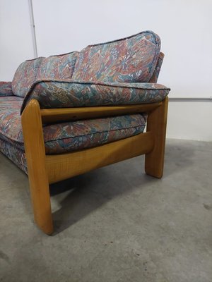 Sofa in Wood and Fabric from Mobil Girgi, 1980s-GTS-1295753